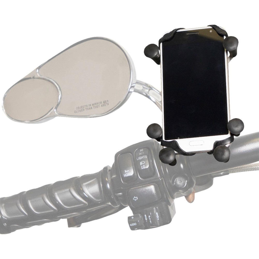 Saddle Tramp Phone Mount - Handlebar - Hex-Grip BC-MC6FPM