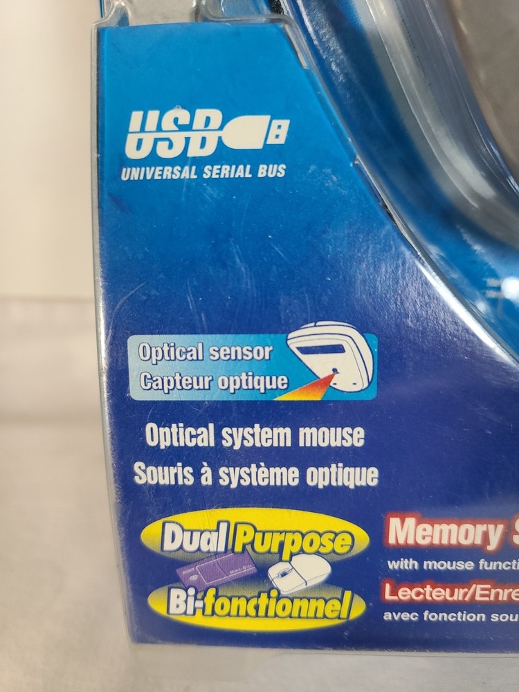 Vintage / Sony Memory Stick Reader Writer USB Optical Mouse / MSAC-US5 / Sealed