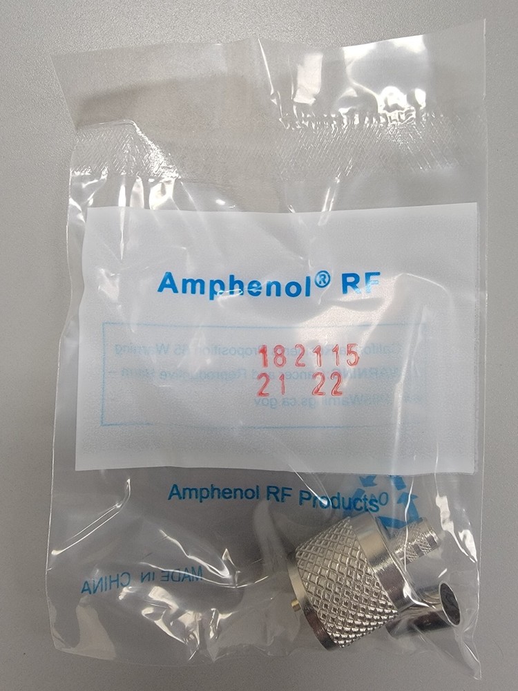 182115 Amphenol RF 1 Piece New