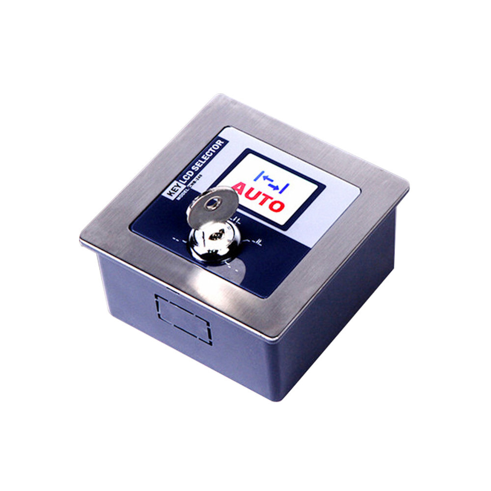 Stainless Steel Panel 5-Range LCD Key Selector Switch For Access Auto-Door