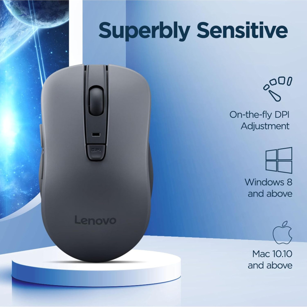 WL310 Bluetooth Silent Mouse, Ergonomic, Adjustable DPI, Silent Clicks, Bluetoot