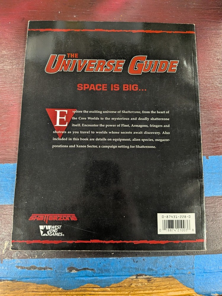 The Universe Guide Shatterzone 21003 West End Games