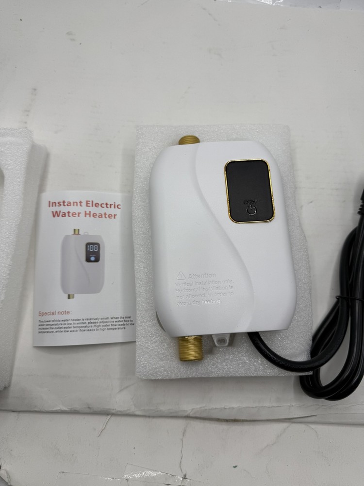 Tankless Water Heater Electric 110V, 3000W Instant Electric Water Heater, Under