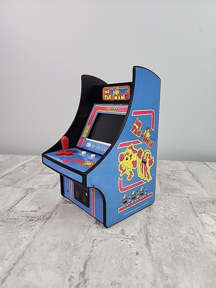My Arcade Ms. Pac-Man Micro Player Handheld Retro Arcade Machine Tested Works