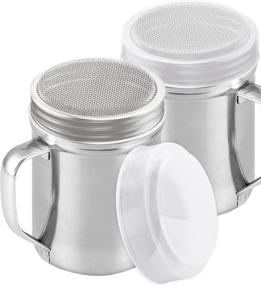 Cusinium 2 Pack Medium Fine Mesh Shaker Duster w/ Handle P312