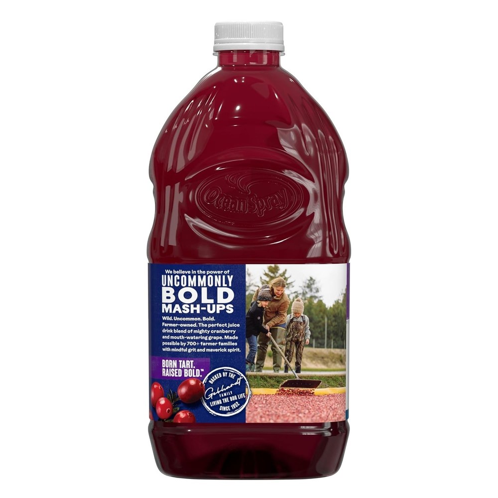 Cran-Grape Cranberry Grape Juice Drink, 64 Fl Oz Bottle