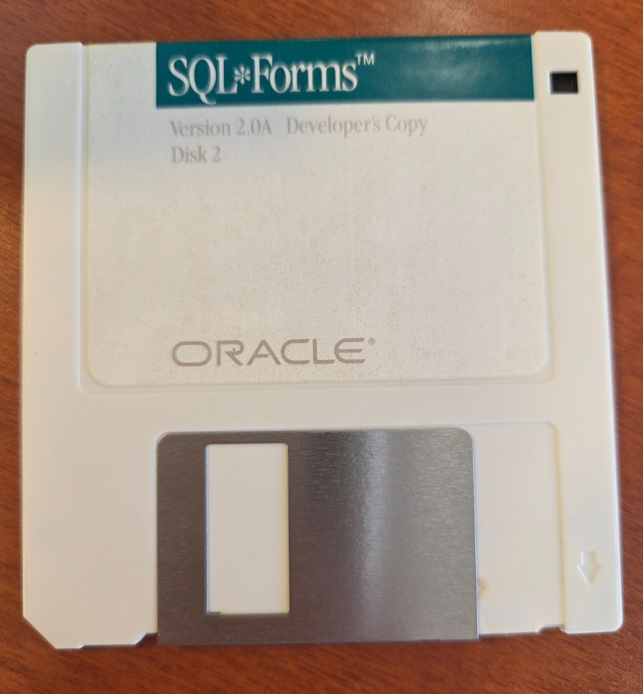 1987 Oracle Database Installation Software 3.5" Discs Total of 11 Discs