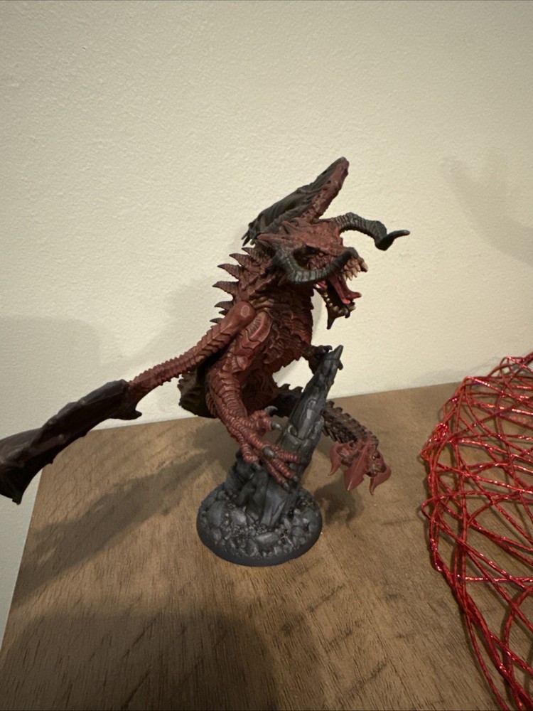 🔥 Pro Painted Red Dragon | Display Quality D&D Pathfinder Miniature