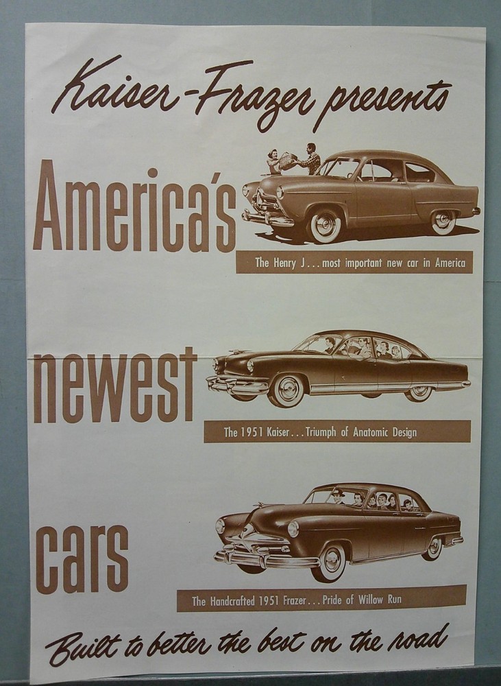 1951 Kaiser-Frazer Sales Folder
