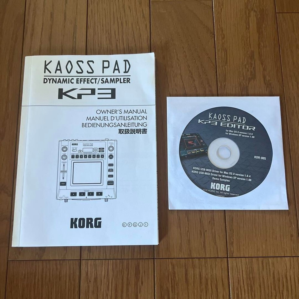 Korg KP-3 Kaoss Pad Dynamic Effect Sampler Japan