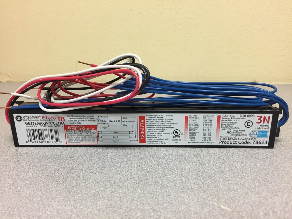 GE 78623 82 W Ballast Bypass