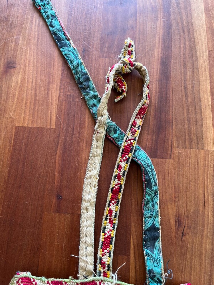 Central Asian Vintage Needlepoint Bag Rare