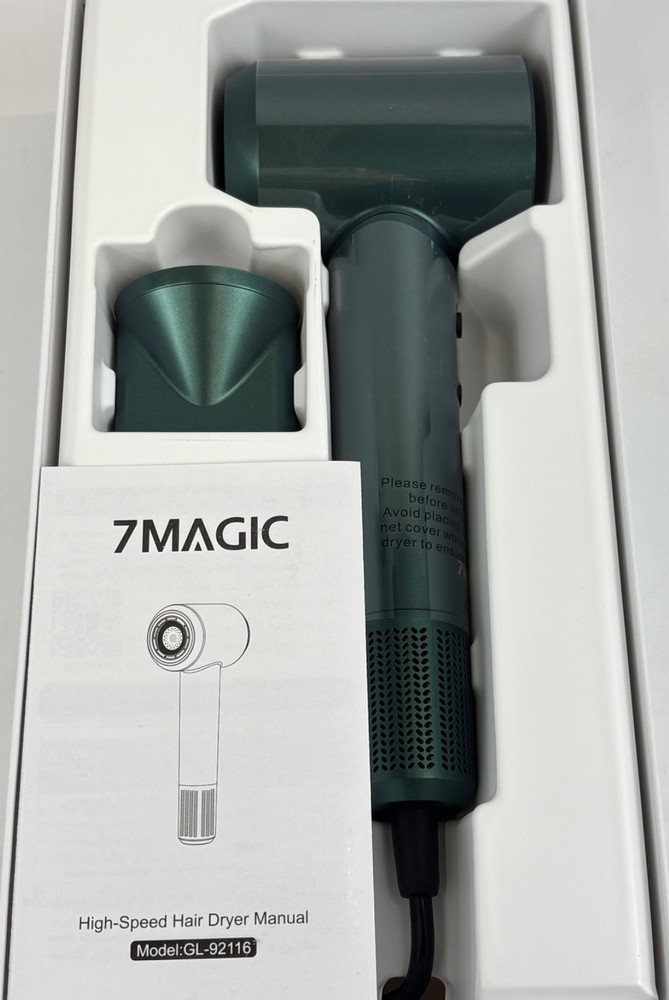 7 Magic High Speed Hair Dryer Open Box