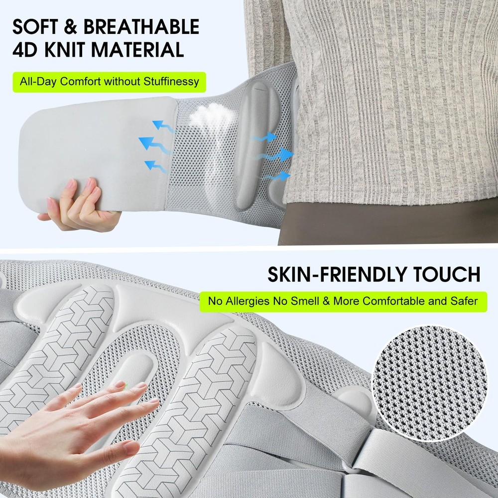 Back Brace for Lower Back Pain Relief with Bionic Support System[Stronger Sup...