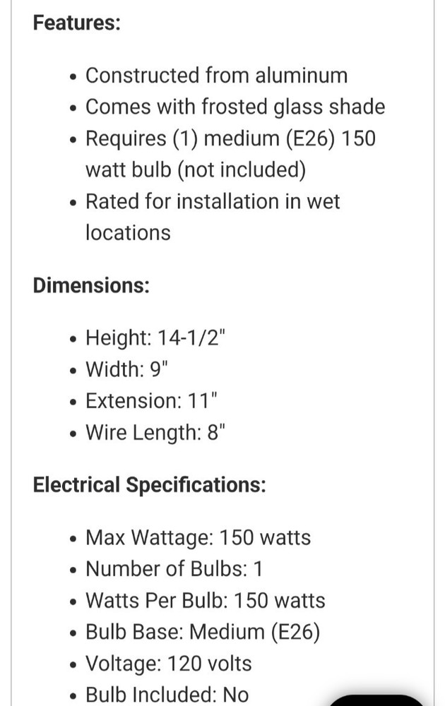 Murray Feiss Lighting OL 2202BB wall light