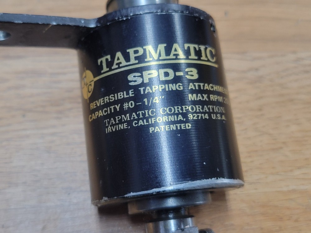 TAPMATIC SPD 3 TAPPING HEAD 0 - 1/4 " CAP W. 2MT SHANK
