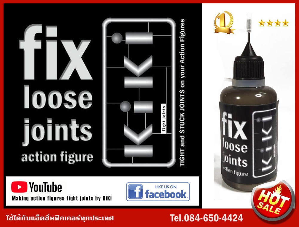 fix loose joints action figures ( 30 ML ) by KiKi official