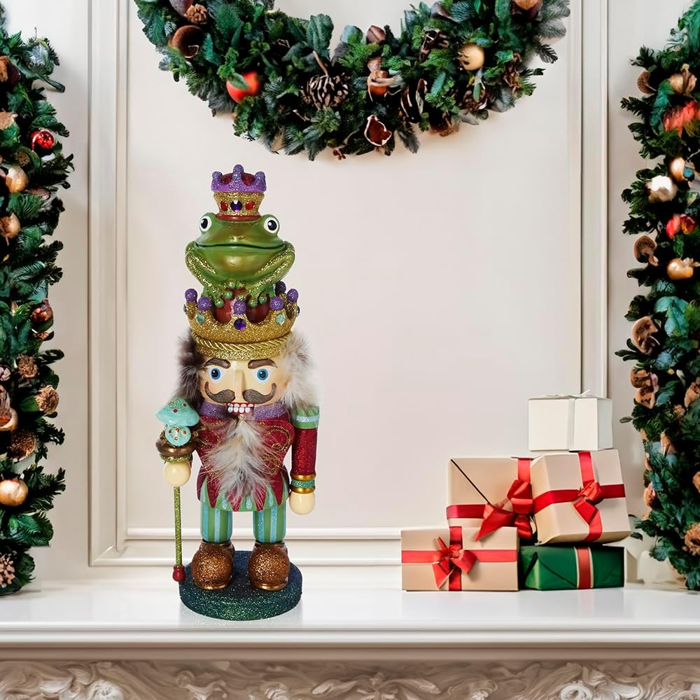 Kurt Adler 15" Hollywood Frog Prince Nutcracker