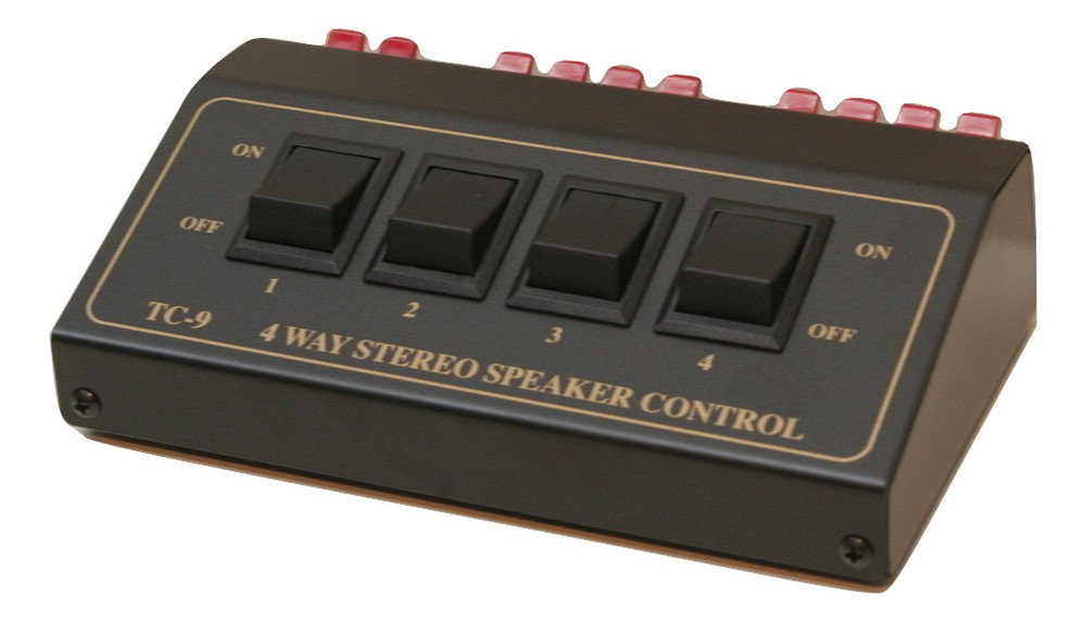 Technolink TC-9 4-Way Stereo Speaker Selector; 200 Watt Rating!