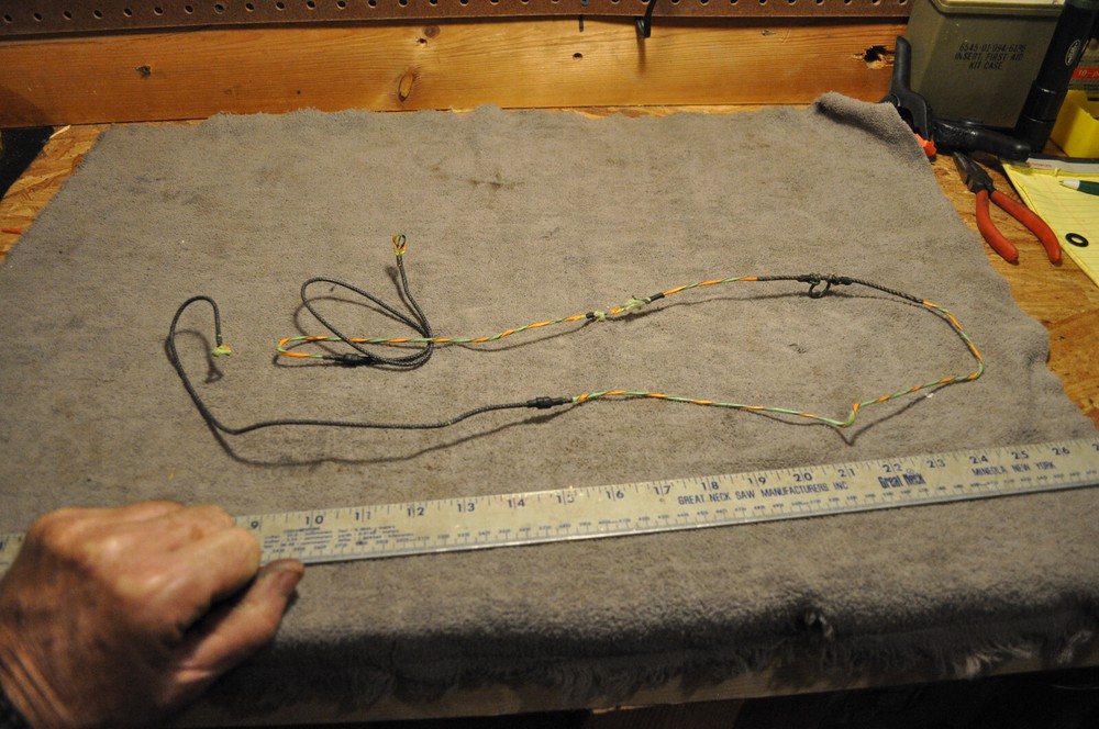 Bowtech Constitution Compound long Bow String , not useable as is, for parts