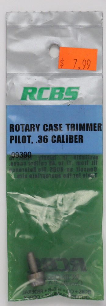RCBS Rotary Case Trimmer Pilot .36 Caliber Part #09390 Reloading
