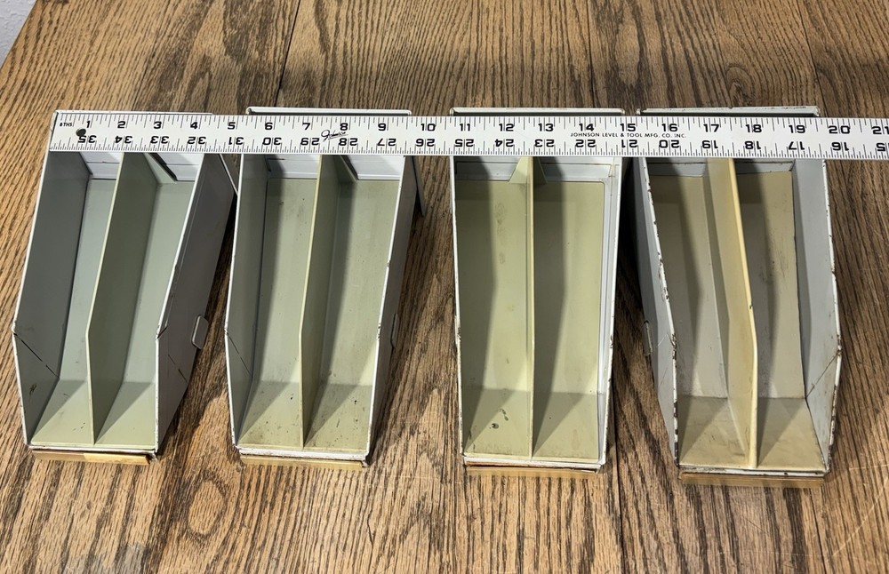 Vintage Tools METAL Stackbin No. A-10 Stacking Bins Industrial Parts Organizer