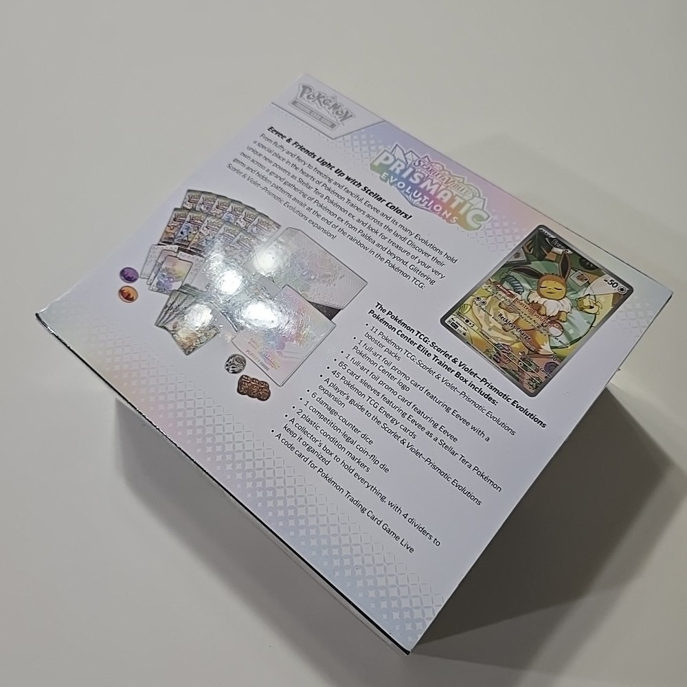 Pokemon Center Prismatic Evolutions ETB Trainer Box - New Sealed