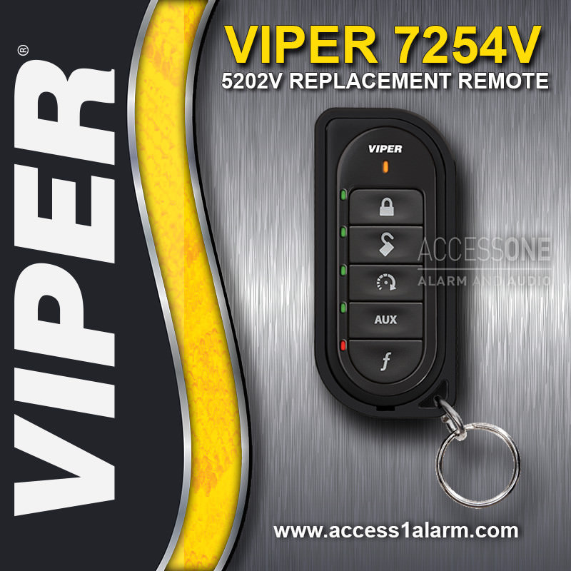 Viper 7254V 2-Way LED Remote Control Replacement Transmitter For Viper 5202V
