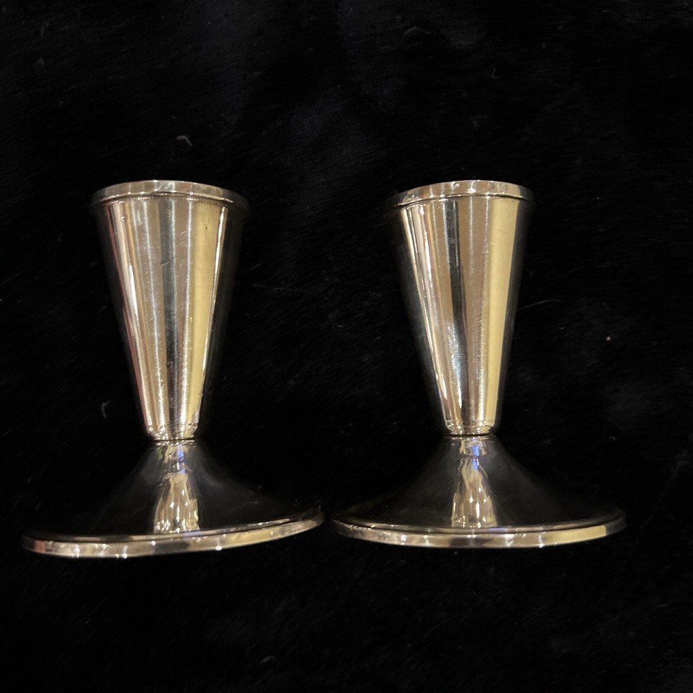 Sterling Silver Candlesticks by Duchin