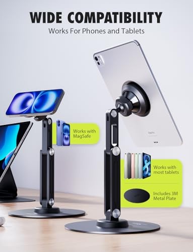 Magnetic iPad Stand - MagAlign PRO Tablet Stand with MagSafe Compatibility,