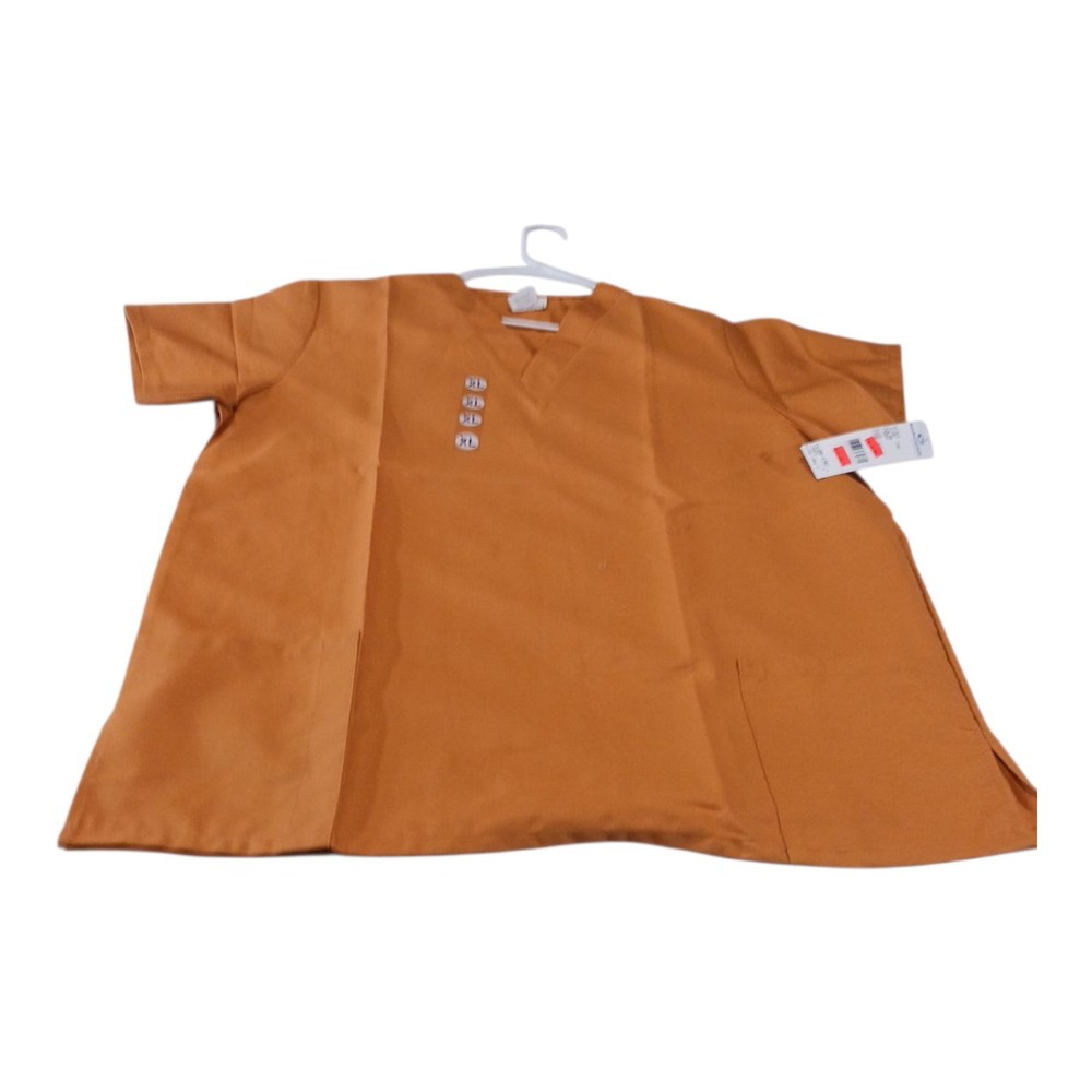 Women Scrub Top XL GINGER 2 BOTTOM POCKETS