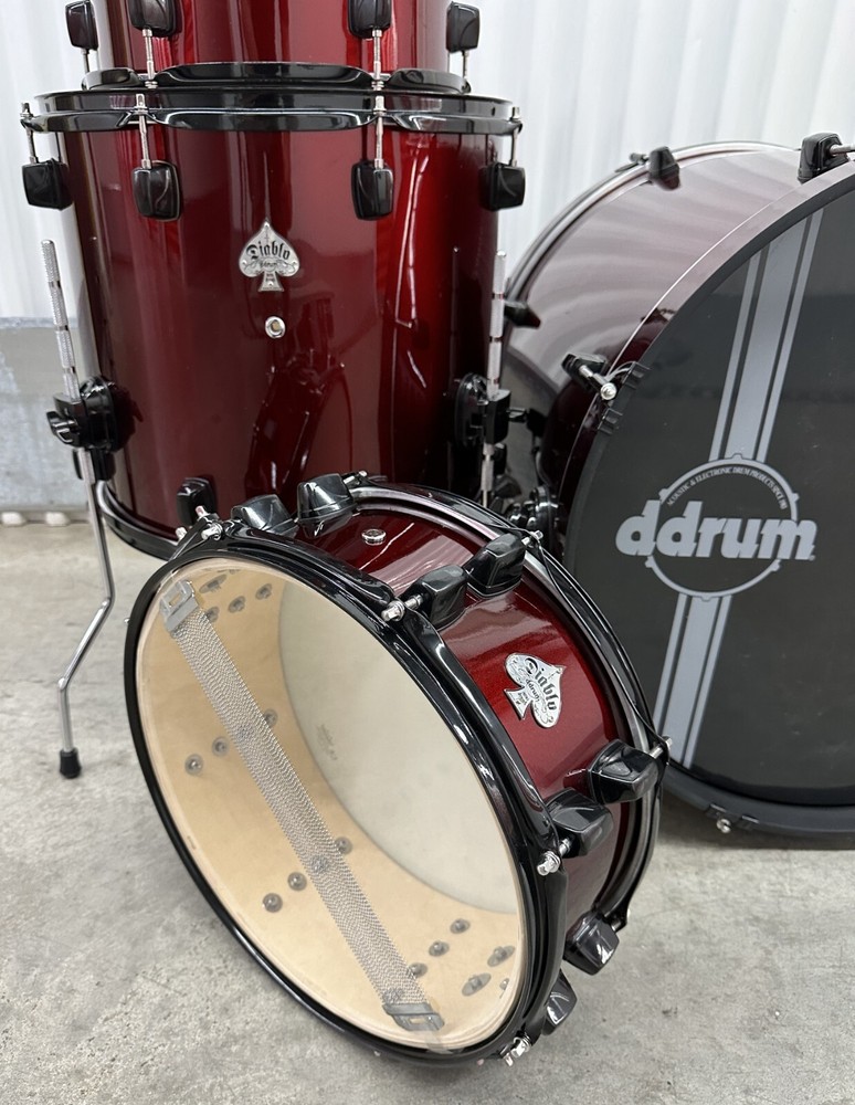 ddrum Drum Set 5-piece Kit Shell Pack Diablo Red/ Black