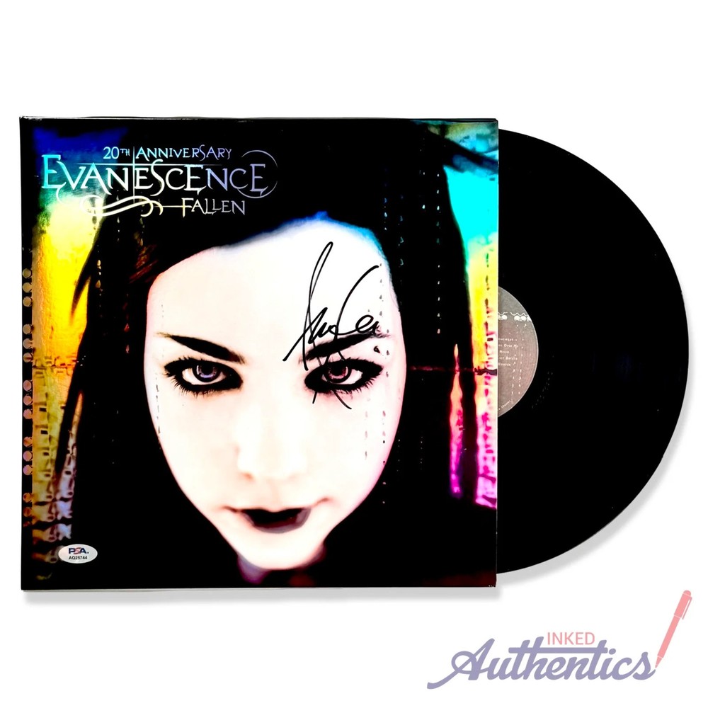 Amy Lee Signed Autographed Vinyl LP “Fallen” Evanescence PSA/DNA Authenticated