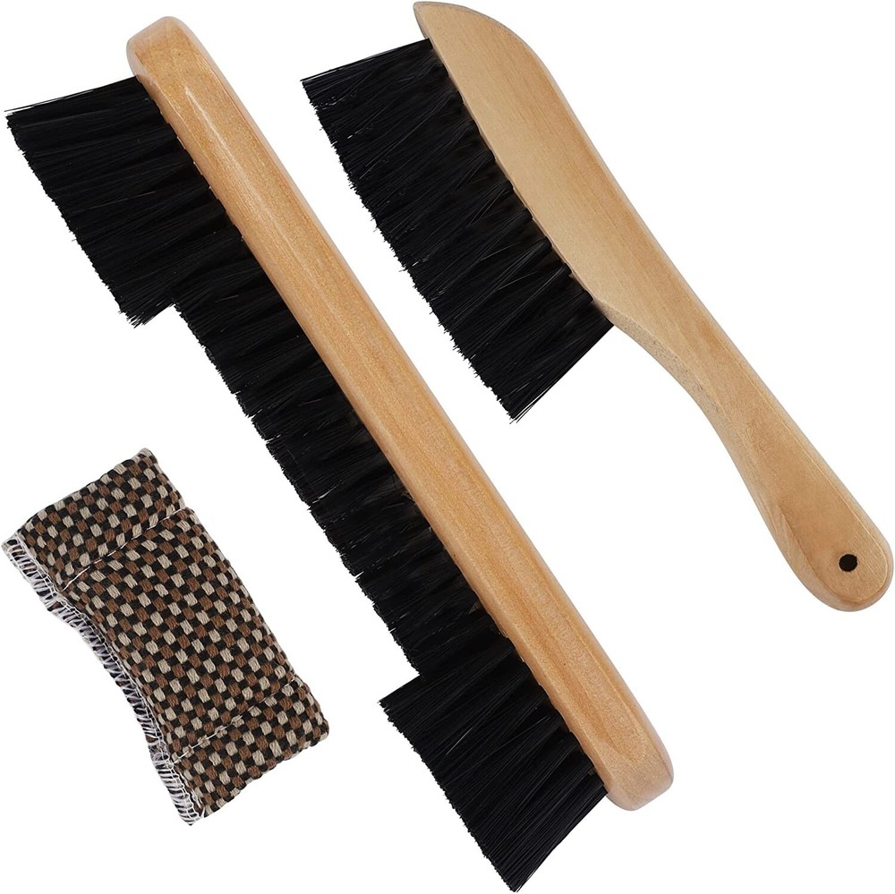 3PCS Pool Table Brush Set Pool Table Accessories Billiards Table Brush Rail NEW