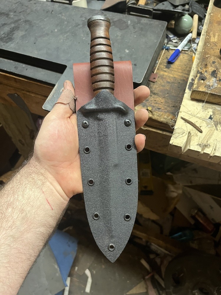 M-3 Knife BOKER Drop Leg Sheath Only Retention Version