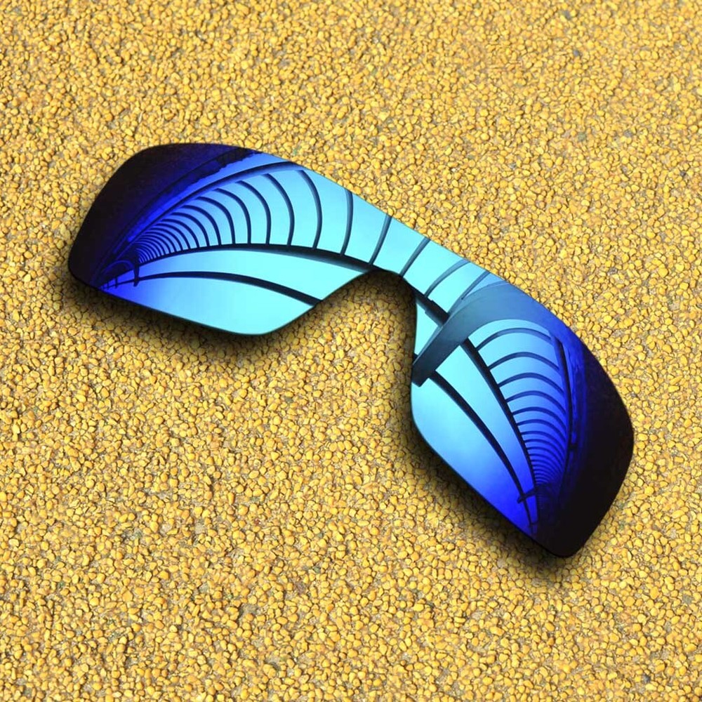 3 Pieces Polarized Lenses Replacement for-Oakley Batwolf -Ice Blue&Red&Golden