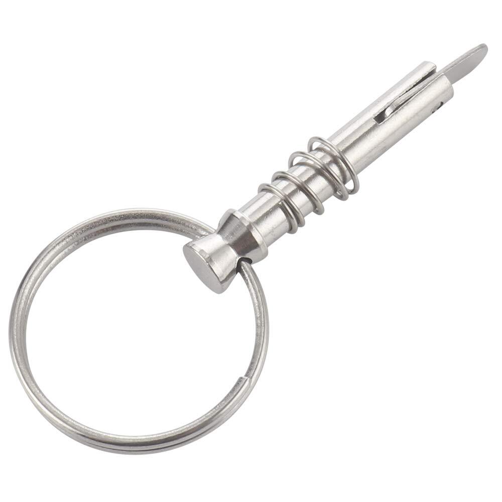 4 Pack Quick Release Pin 1/4" Diameter w/ Drop Cam & Spring Usable Length 0.9...