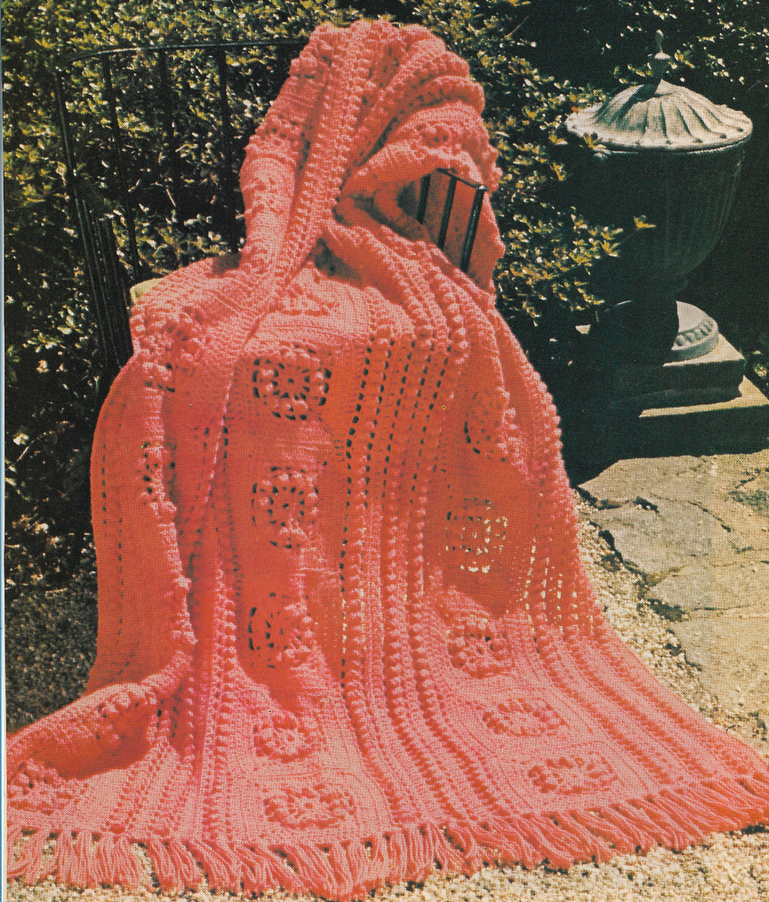 Coral Dreams Afghan crochet pattern instructions