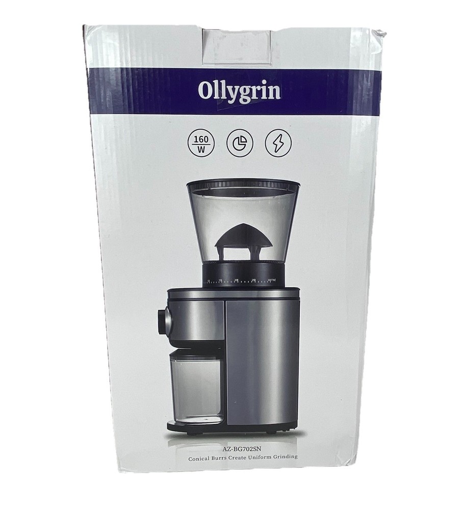 Burr Coffee Grinder, Electric Conical Coffee Bean Grinder With 30 Adjustable