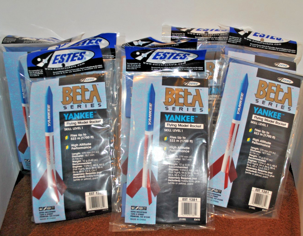 5 beta yankee flying model rocket skill level 1