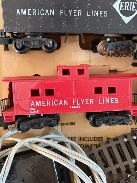 1960s Gilbert American Flyer S Gauge Train Set #20239 Box Track Pull-Mor