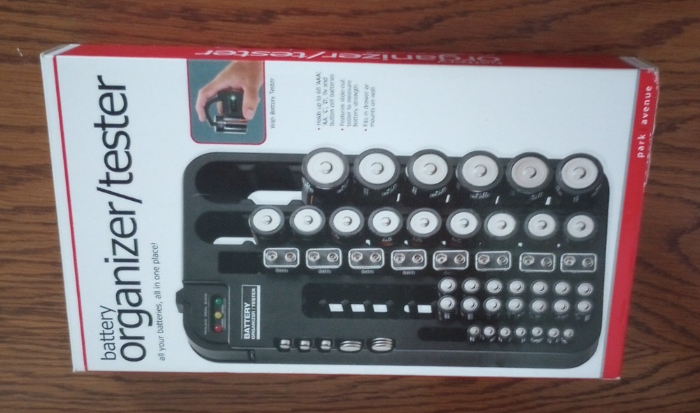 Battery Organizer/ Tester   Park Avenue