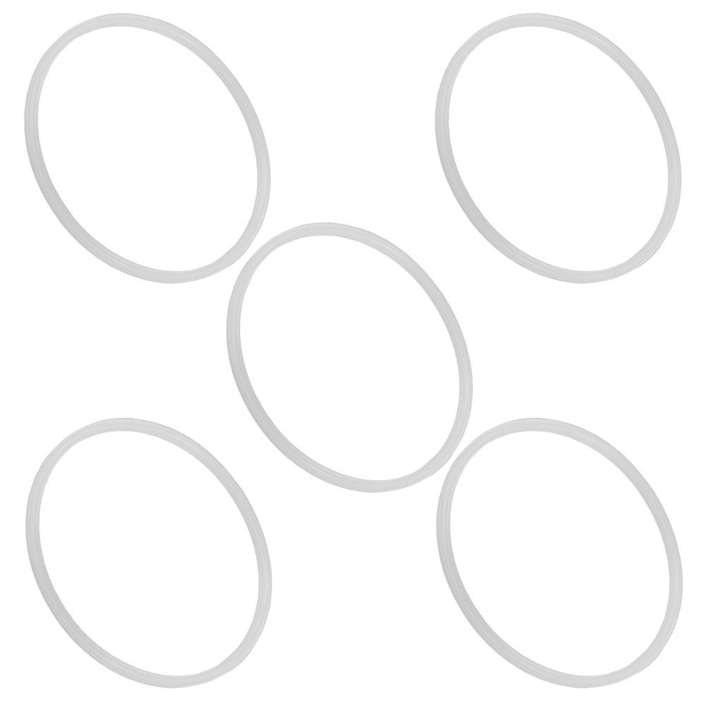 5 Pcs Container Seal Gaskets Replacement Silicone Seals for Lids