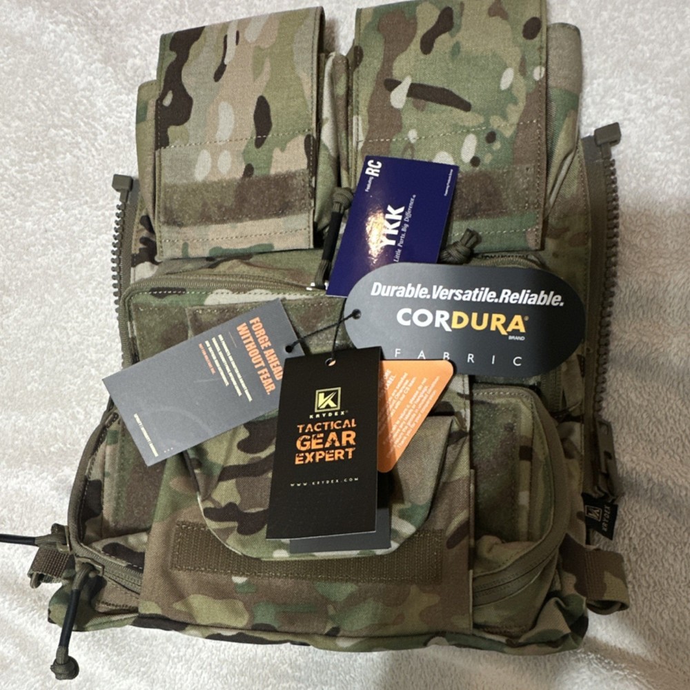 Krydex Modular JPC zipper back panel multicam