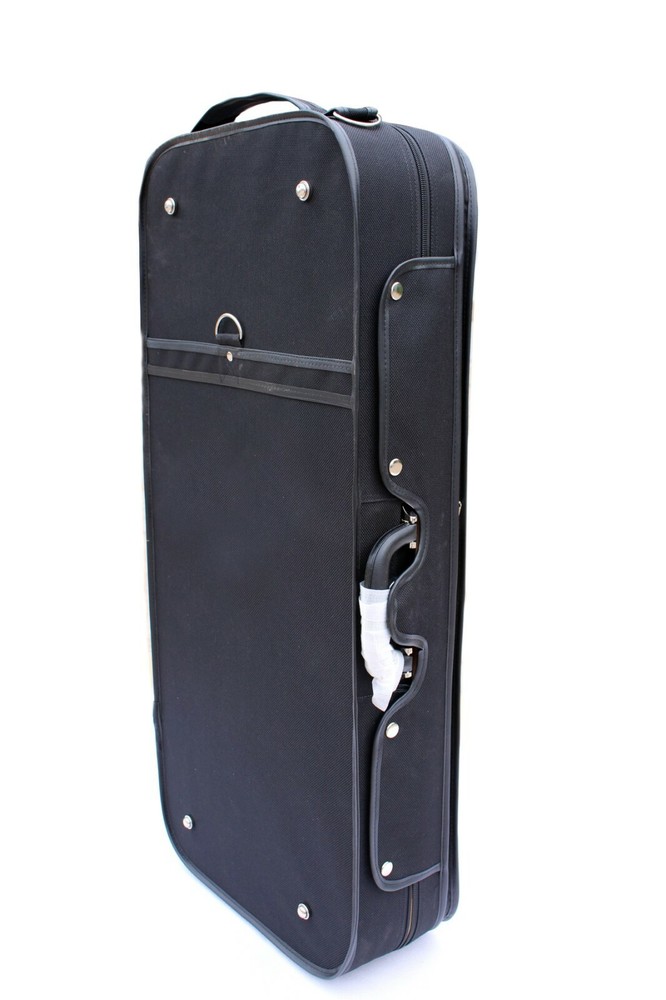 Adjustable 4/4 Full Size Double Violin Case Viola Case with 4 Bow Holders