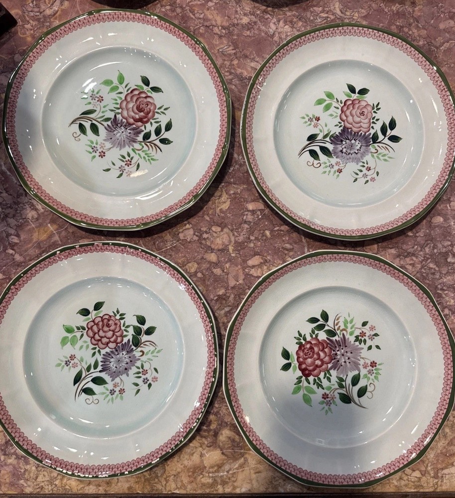Adams England Calyx Ware Mandalay Pattern Hand Painted Complete 20-pc Set