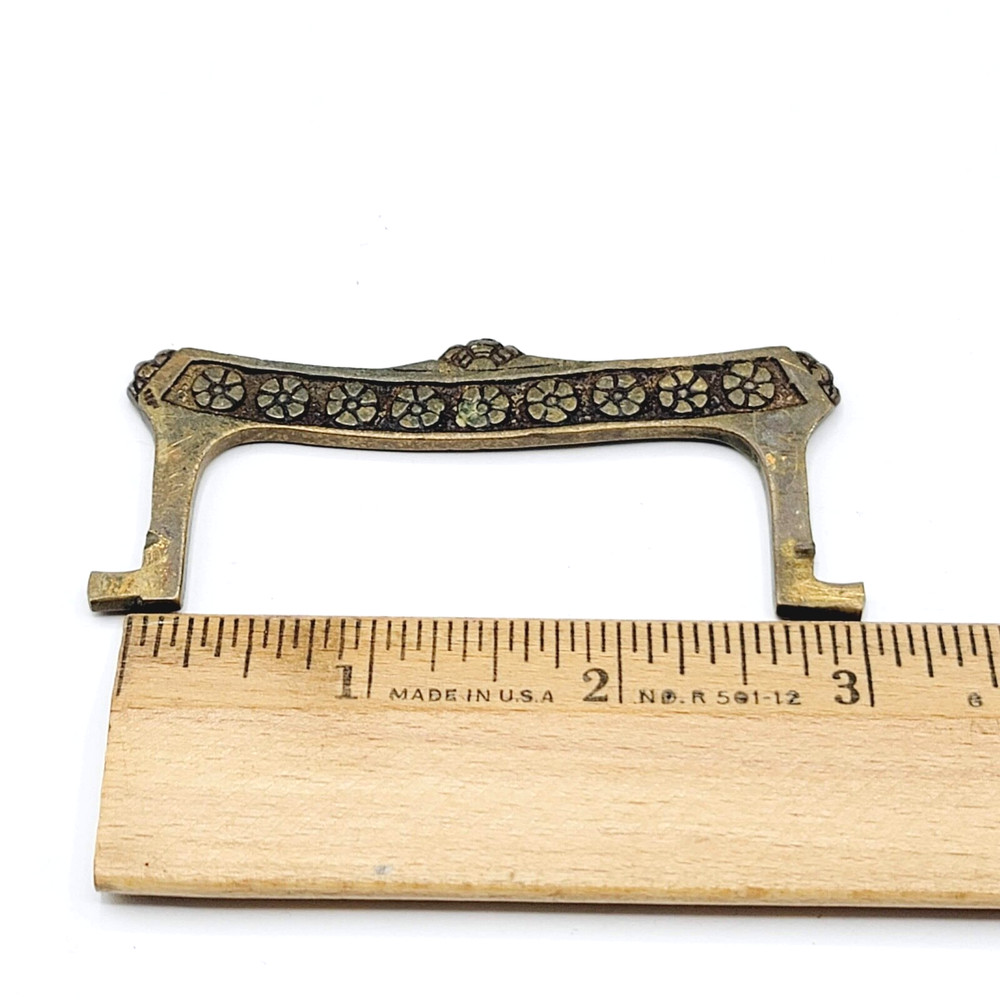 Vintage Brass Bail Pull Handle Replacement 3" .5736