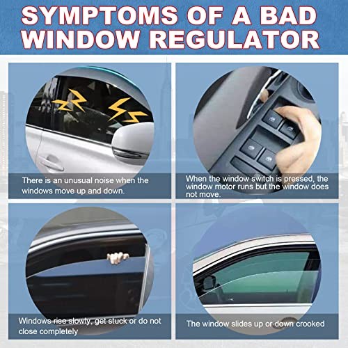 Front Left Power Window Regulator and Motor Assembly 751-648