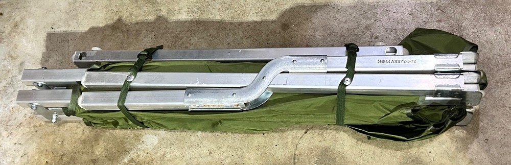 Genuine US Military Issue Compact Lightweight Foldable Aluminum Sleeping Cot