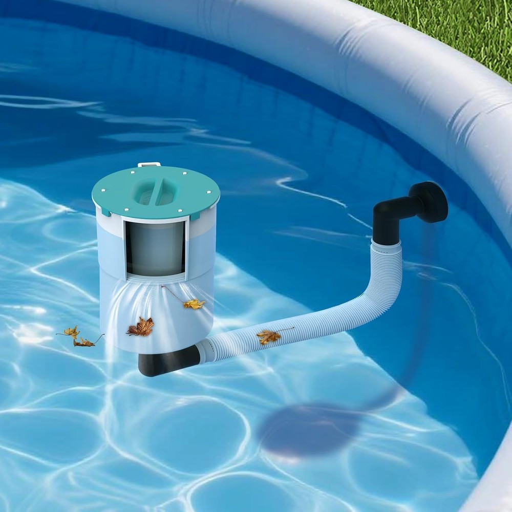 Surface Float Skimmer for Above Ground Pools No Installation Automatic Filter...